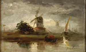 Paysage Hollandais — Johan Barthold Jongkind