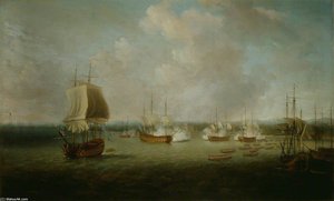 The Capture Of Havana By The English Squadron