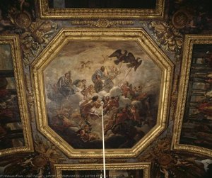 Jupiter Accompagne De La Justice Et De La Piete — Noel Nicolas Coypel