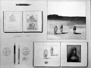 The Elephant Table — Saul Steinberg