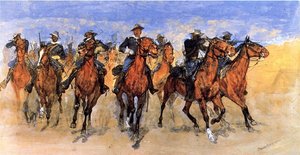 Colored Troopers To The Rescue — Frederic Remington