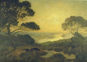 La Lande De Sainte Marguerite — Émile-rené Ménard, Impressionism