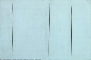 Concepto Espacial (esperas) — Lucio Fontana