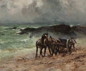 Gathering Seaweed, Auchmithie