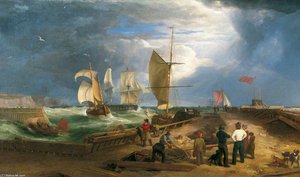 View Of Dover Pier — Ramsay Richard Reinagle