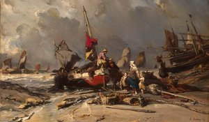 After A Storm — Eugène Louis Gabriel Isabey