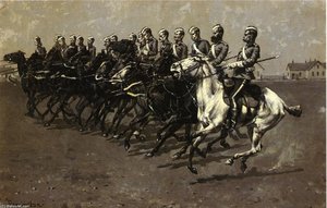 The Canadian Mounted Police On A 'musical Ride' — Frederic Remington