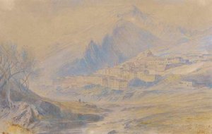 Corte, Corsica — Edward Lear