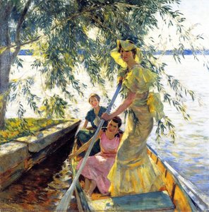 Three Women In A Rowboat — Mathias Joseph Alten