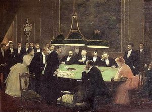 The Gaming Room At The Casino — Jean Georges Béraud