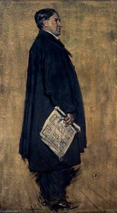 Charles Rennie Mackintosh (1869–1928), Architect – Study for the Group Portrait 'The Building Committee of the Glasgow School of Art'