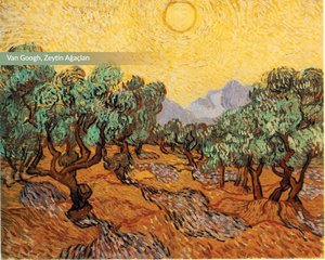 Olivenbäume Mit Gelbem Himmel Und Sonne, - (73,7 X 92.) — Vincent Willem Van Gogh