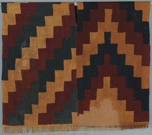Panel or cloack with fringes\n\n(view 1)