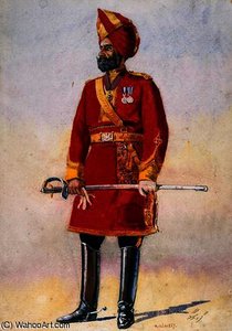 The Commandant of the Bharatpur Infantry