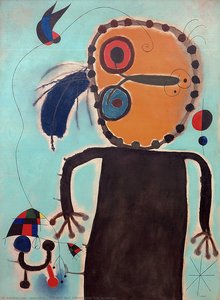 El Disco Rojo Tras La Perdiz — Joan Miró