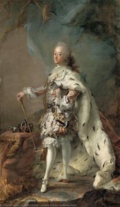 Frederik V In His Anointing Robes — Carl Gustaf Pilo