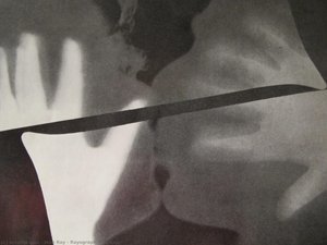 Rayograma (el Beso) — Man Ray, Fotografía Surrealista