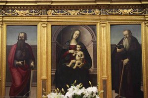Madonna and Child with St. Anthony Abbot and St. Paul the Apostle of the Jerome Pacchia, early sixteenth century