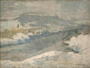 River In Winter — John Henry Twachtman