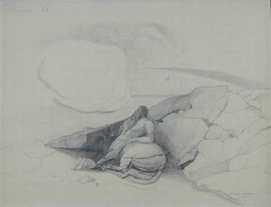 Kentaur, Eine Wolke Betrachtend — Odilon Redon