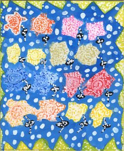 Flowers In Spots My Idea In Lockdown — Ella & Pitr, Contemporary Art