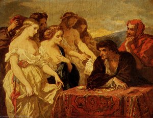 Study For L'amour De L'or — Thomas Couture, Romanticism