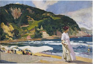 Maria On The Beach, Zarauz — Joaquín Sorolla Y Bastida