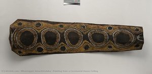 Painting From A Ceremonial House Ceiling — Mburrnggei, Amachi-kalaba