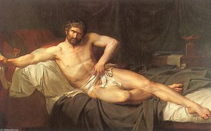 The Death Of Cato Of Utica — Guillaume Guillon Lethiere