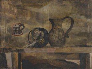 May 1927 (still Life With Knife And Lemon) — Ben Nicholson, Cubism