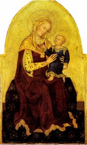 Madonna And Child — Gentile Da Fabriano, International Gothic