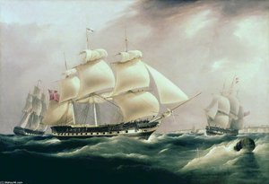East Indiaman 'herefordshire' — William John Huggins