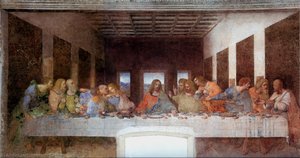 The Last Supper (with Names Of Apostles Labelled) — Leonardo Da Vinci, High Renaissance