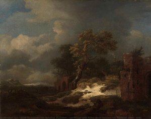 Landscape With Ruins, Jacob Isaacksz Van Ruisdael, 1650 - 1682 — Jacob Isaackszoon Van Ruisdael
