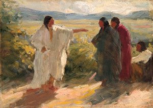 The Tribal Meeting — Joseph Henry Sharp