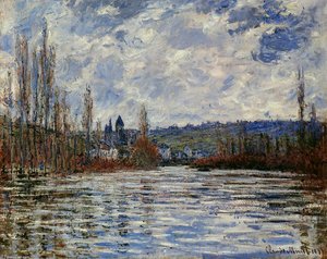 Flood Of The Seine At Vetheuil — Клод Моне, Impressionism