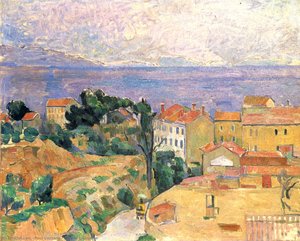 Título Traducido: Vista De L'estaque — Paul Cézanne