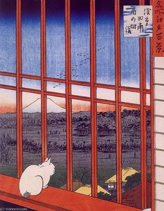 Otori Shrine — Ando Hiroshige