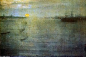 Nocturn Sun — James Abbott Mcneill Whistler, Impressionism