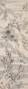 Wintery Landscape After Guo Zhongshu — Ike Taiga
