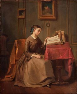 Girl Reading — Жан-луи Янмот