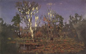A Grove Of Birch — Arkhip Ivanovich Kuindzhi