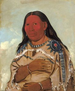 Wife Of Two Crows — George Catlin