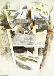 Sailboats And Roofs — Charles Demuth