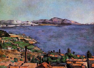 El Golfo De Marsella Vista Desde L'estaque — Paul Cézanne