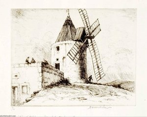 Le Moulin D'alphonse Daudet, Fontvieille — Herman Armour Webster