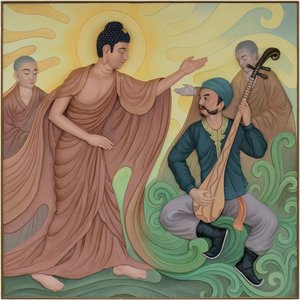 Cultivation As If Playing A Stringed Instrument — Museo Del Buda De Fo Guang Shan, Mahayana Buddhism