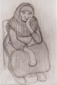 Seated Peasant Woman — Paula Modersohn-becker