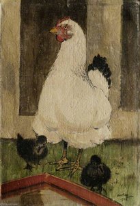 Farmyard Hen And Chicks — James Mcbey