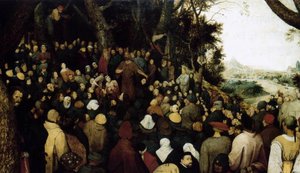 The Sermon Of St John The Baptist (detail) — Pieter Bruegel The Elder